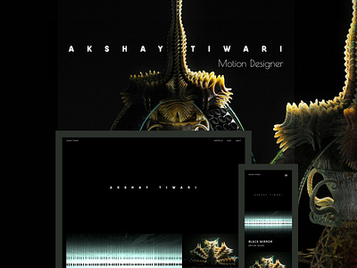 Fabrik x Akshay Tiwari 3d alien aliens futurism futuristic photo real photo realistic portfolio portfolio site portfolio website render rendering renders sci fi styleframe title sequence website website builder