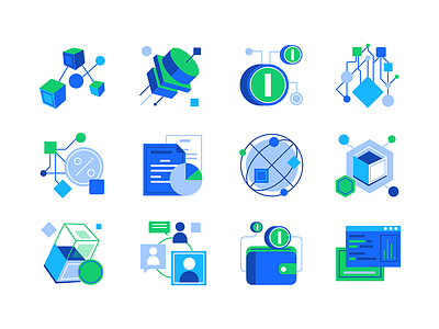 Fantom app crypto data flat icon icons illustration symbol vector