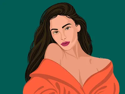 Pose 2d art character character illustration design dribbble dribbbleweeklywarmup fashion illustration illustrator potrait procreate vector vogue