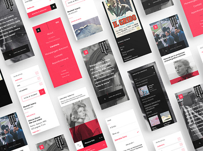 Archivio Michelangelo Antonioni — Mobile grid antonioni archivio blow up design michelangelo mobile mobile design mobile ui mockup movie ui uidesign uiux