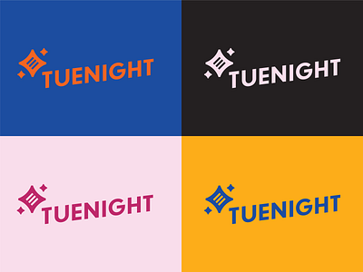 Unused Brand Direction for TueNight badge blog brand brand identity brand identity design branding generation x logo star star logo typography women writing brand