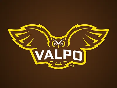 Valparaiso University Mascot: Horned Owls branding college sports design illustration logo owl owl logo sports logo
