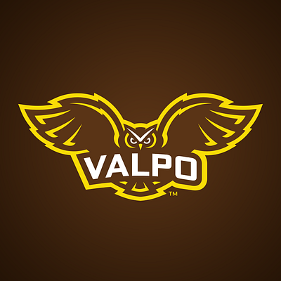 Valparaiso University Mascot: Horned Owls branding college sports design illustration logo owl owl logo sports logo