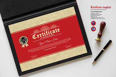 Certificate of Appreciation achievement appreciation award business certificate certificate of appreciation company certificate completion corporate certificate modern certificate ms word photoshop template