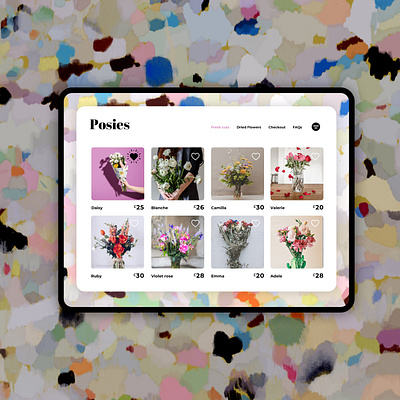 030 #DailyUI Pricing branding dailyui dailyuichallenge florist website florists illustration ui ui design