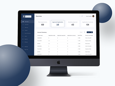 Immigration management system dashboard ui figma ui uidesign