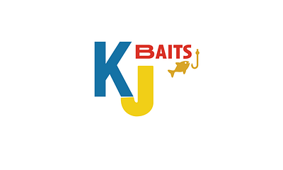 KJ Baits Logo ad design bait brand design brand identity branding design fish fish logo fishing logo logodesign smallbusiness