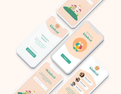 Kindred Mobile App accessibility app design ui ux