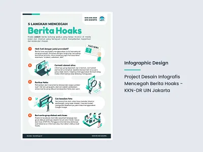 Infografis Mencegah Berita Hoaks infographic