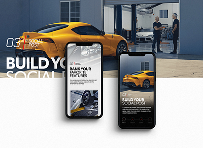 Toyota 2021 GR Supra creative agency creative direction creative strategy design design direction design studio interactive los angeles ui ux