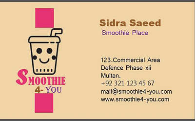 Smoothing B.card branding design business card design graphic design modern card