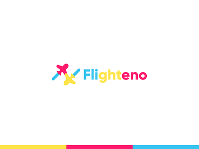 Flighteno Logo Design aeroplane app colors creative logos delivery design flight flight app friendly friendship icon logo logo design logo designer minimal minimalist logo playful design startup travel app traveling