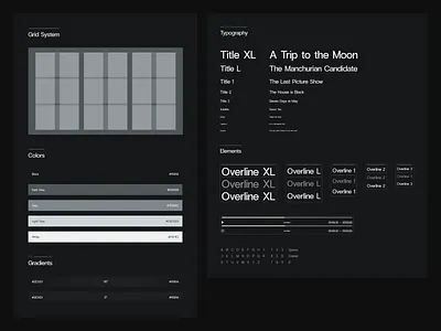 Design System for Lumière, a tvOS Streaming App amazon prime app cemilhan design system design systems film grid hulu lumiere minimal movie streaming tv ui video video on demand