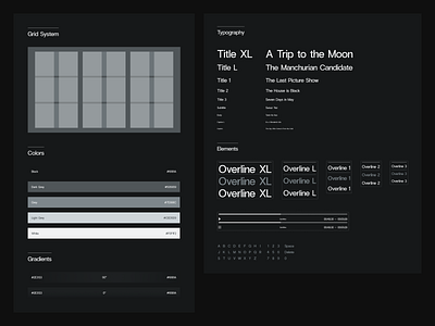 Design System for Lumière, a tvOS Streaming App amazon prime app cemilhan design system design systems film grid hulu lumiere minimal movie streaming tv ui video video on demand