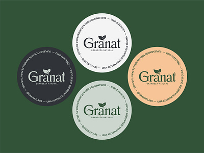 Stickers — Granat Labs 2021 brand design brand identity branding holistic organic rebranding stickers