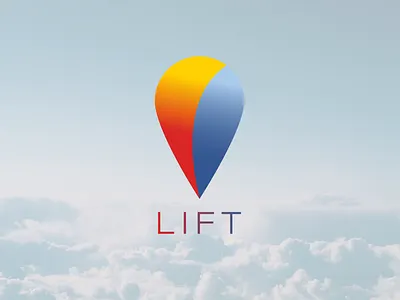 Hot Air Balloon Logo Redo balloon dailylogo dailylogochallenge lift logo vector