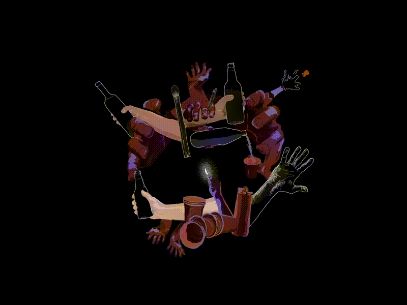 Party Circle aftereffects motion design