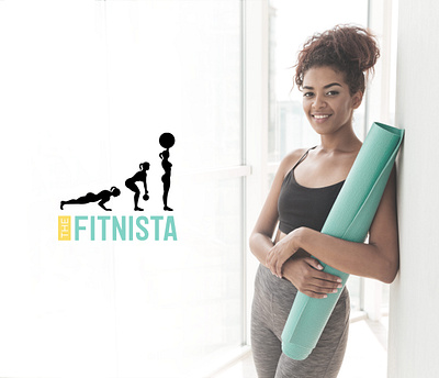 Logo for female fitness african african american african woman afro american brand branding design female female logo fitness fitness club fitness logo graphic design gym logo logodesign minimal modern women