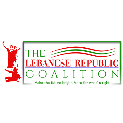 The Lebanese Republic Coalition Fiverr Client Logo Work design illustration logo logo design minimal minimalist logo political campaign political logo ui vintage badge