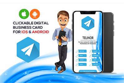 Digital Business Card or Vcard clickable clickable business card digital business card digital design netvcard vcard
