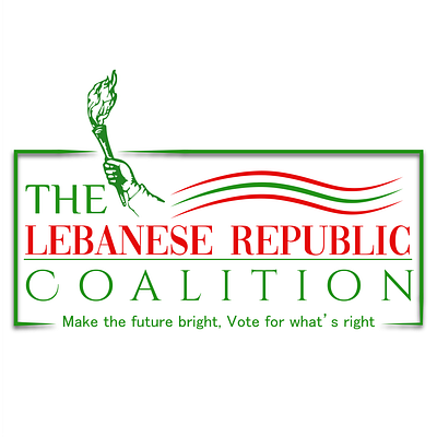 The Lebanese Republic Coalition Fiverr Client Logo Work design flat illustration logo logo design minimalist logo political political campaign political logo ui vector