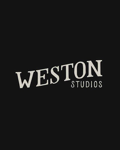 Weston Studios Logotype branding hand drawn hand lettered hand type handlettering logo logo design serif serif font type typography