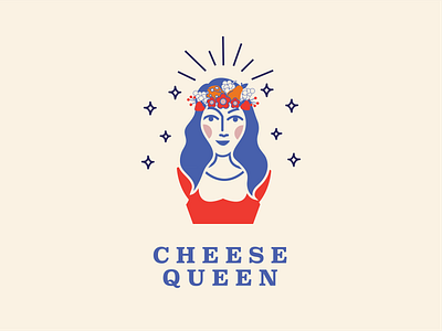 Charcuterie Caricature | Cheese Queen branding design flat graphic design illustration illustrator minimal