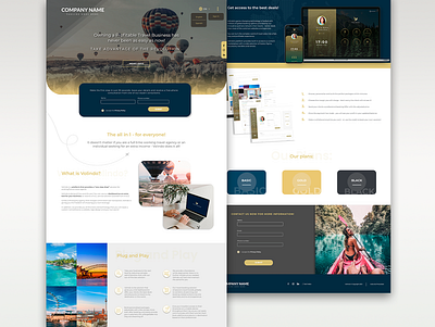 Landing Page - For Partners design ui web