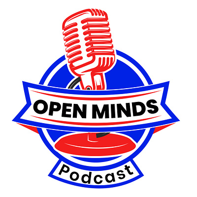 open minds podcast Logo design design illustration logo logo design minimal minimalist logo political design political logo vector