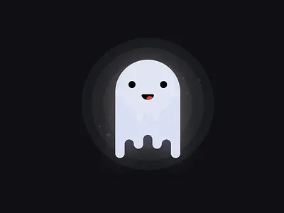 Ghost cute cute art design flat ghost graphics icon illustration minimal personal project vector