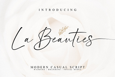 La Beauties branding display fashion logo logos magazine posters quotes social media posts watermark wedding invitation