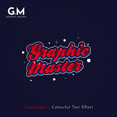 Typography Colourful Text Effect art creative design typography