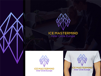 ICE Mastermind Logo Design business chat communication company concept consulting corporate creative design graphic icon idea logo logotype service speech talk technology template vector