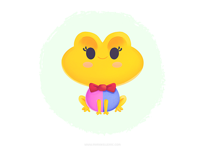 Classy frog character children cute elegant frog illustration ilustracion kidlitart kids mexico procreate かえる