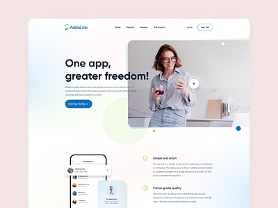 #Concept - Hero Header addaline concept figma hero header landingpage sketch website