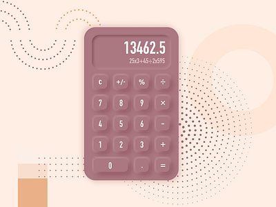 Design Calculator Neumorphism calculator ui dailyui design figma neumorphism ui uidesign