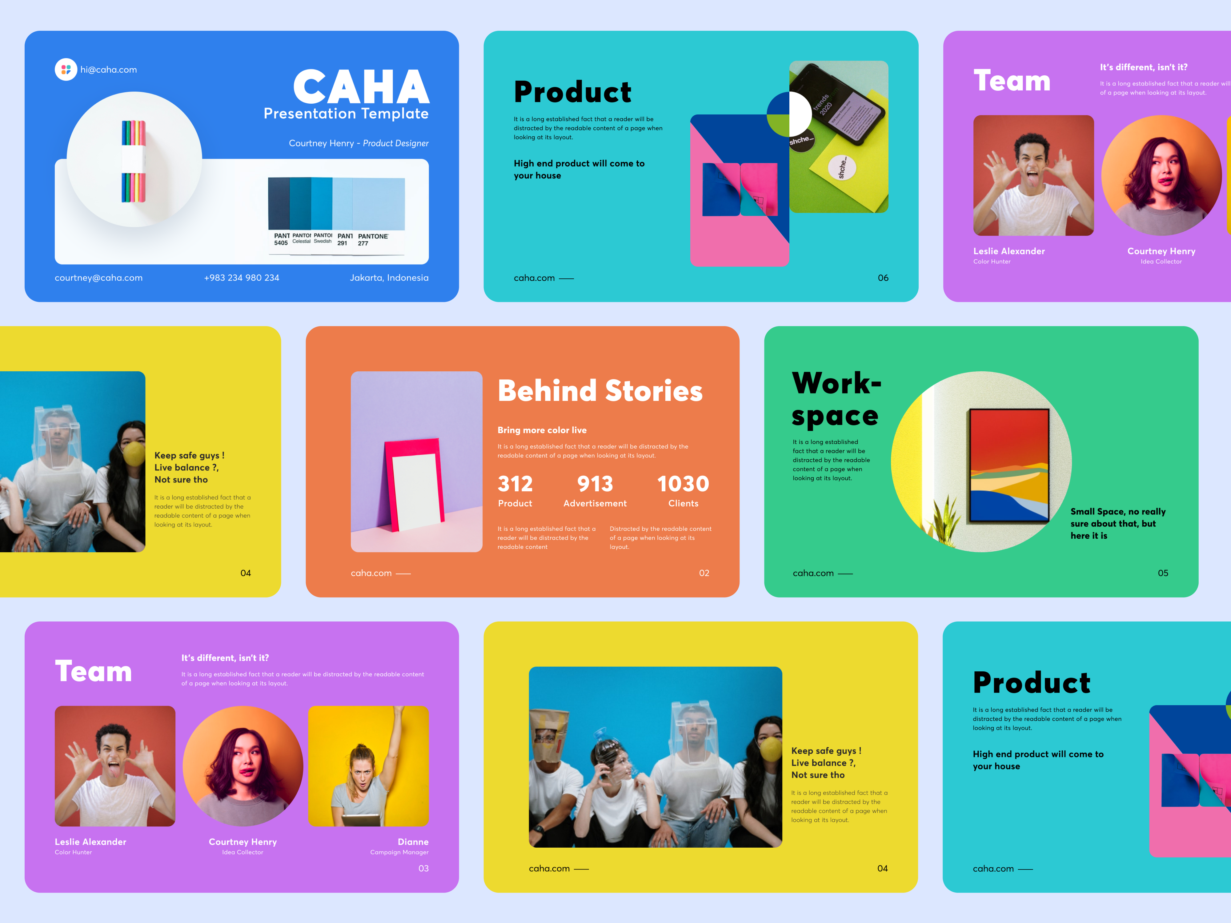 Example of Presentation Template