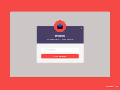 Subscribe Form - #DailyUI #026 - Design Challenge 026 daily 100 challenge daily ui daily ui 026 daily ui challenge dailyui dailyui026 dailyuichallenge subscribe subscribe form subscription box ui ui challenge ui daily ui daily 026 ui design uidaily uidaily026 uidesign uiux