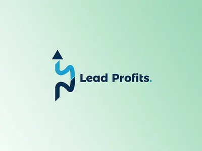 Lead Profits Logo brand identity branding creative logo identity illustration logo logo design minimal negative space logo typography vector