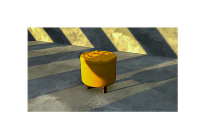 rounded cusion chair autodeskmaya