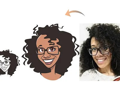 Portrait to vector caricature cartoon comic design drawing fiverr illustration marvel portrait to vector vector vector art