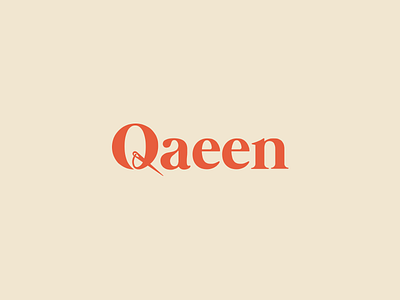 Qaeen branding logo type