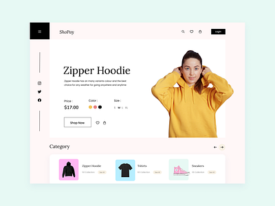 ShoPay - Fashion E - Commerce branding design designjam dribbbleindonesia ecommerce app ecommerce shop fashion design fashionapp fashionweb landingpagedesign ui uidesign uiux userinterfacedesign uxdesign