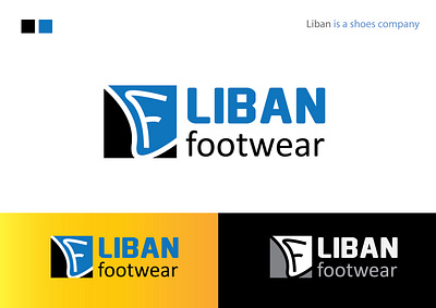 Liban Footwear advertising branding design flat illustration insta post design l logo logo design logo designer logodesigner logomaker marketing post design shoes app shoes logo shoes store t shirt design typography vector