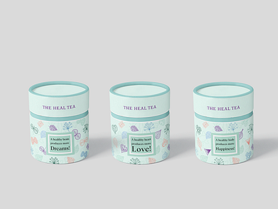 Тea packaging box branding graphic design identity logo logotype packaging paper tube packaging pattern tea tea logo tea packaging vector