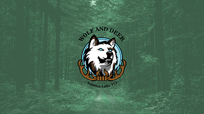 WOLF AND DEER Yakutian Laika FCI branding design illustration logo mascotlogo