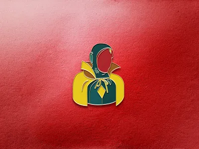 Halloween Vision Enamel Pin enamel pin enamel pins enamelpin enamelpins geometric icon icon design icones iconography marvel marvel comics marvel studios marvelcomics pins vector vision wandavision westview