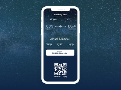 Boarding pass boarding pass dailyui dailyuichallenge design mobile app mobile ui uidesign