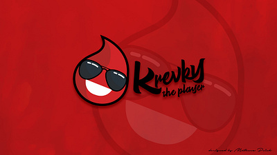 Krevky the player - streamer logo branding design illustration logo streamer vector