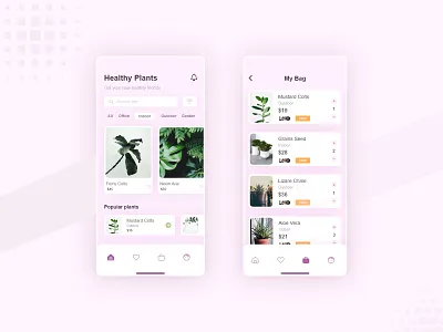 Plants Buying App UI Design adoxexd appdesign aroonanim dribbblenepal dribbleshot mockup nepal prototype uiux uiux design wireframe